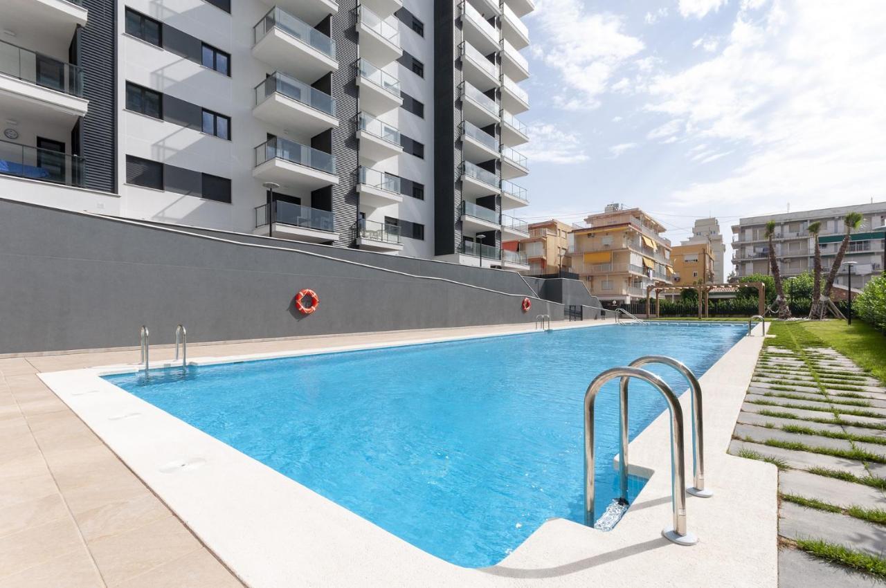 Ag Residencial El Alamo Apartman Playa de Gandia Kültér fotó