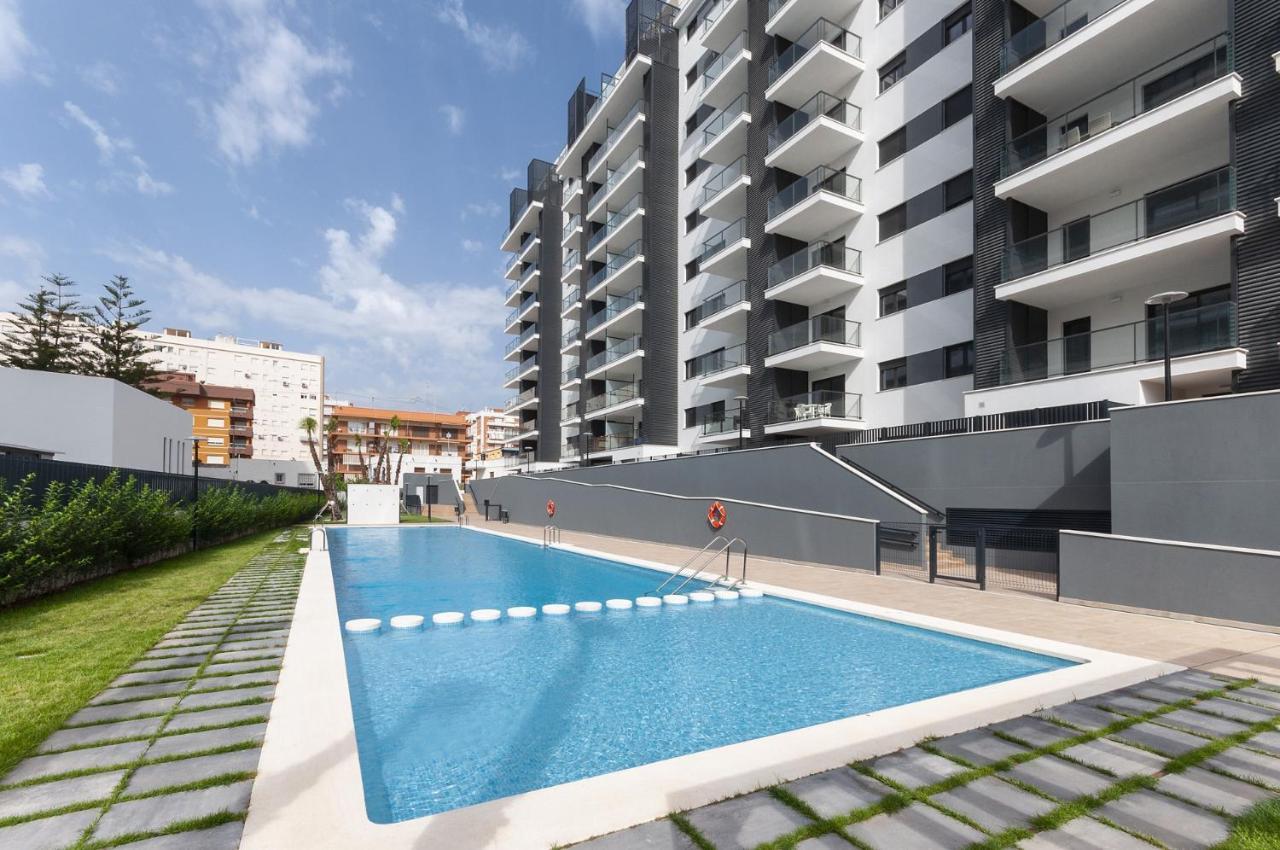 Ag Residencial El Alamo Apartman Playa de Gandia Kültér fotó